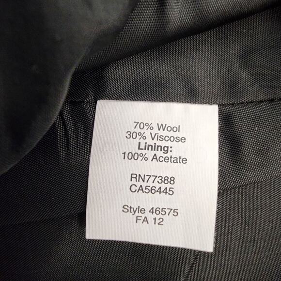 J. Crew Womens Pencil Skirt Double Serge Wool Knee Length 12 Gray Zip Academia - Picture 9 of 11